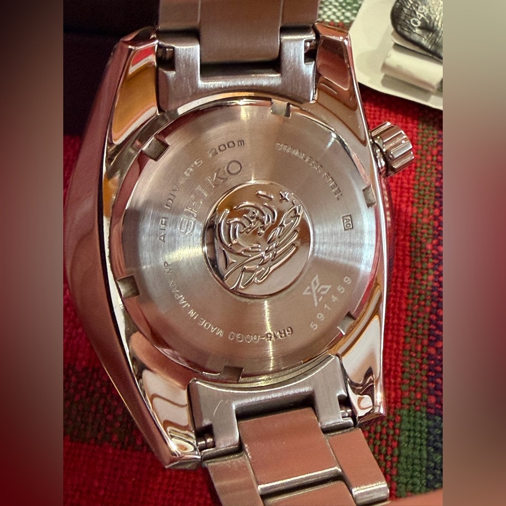 Men’s Seiko Prospex Blue and Silver Dive Watch - Picture 3 of 8